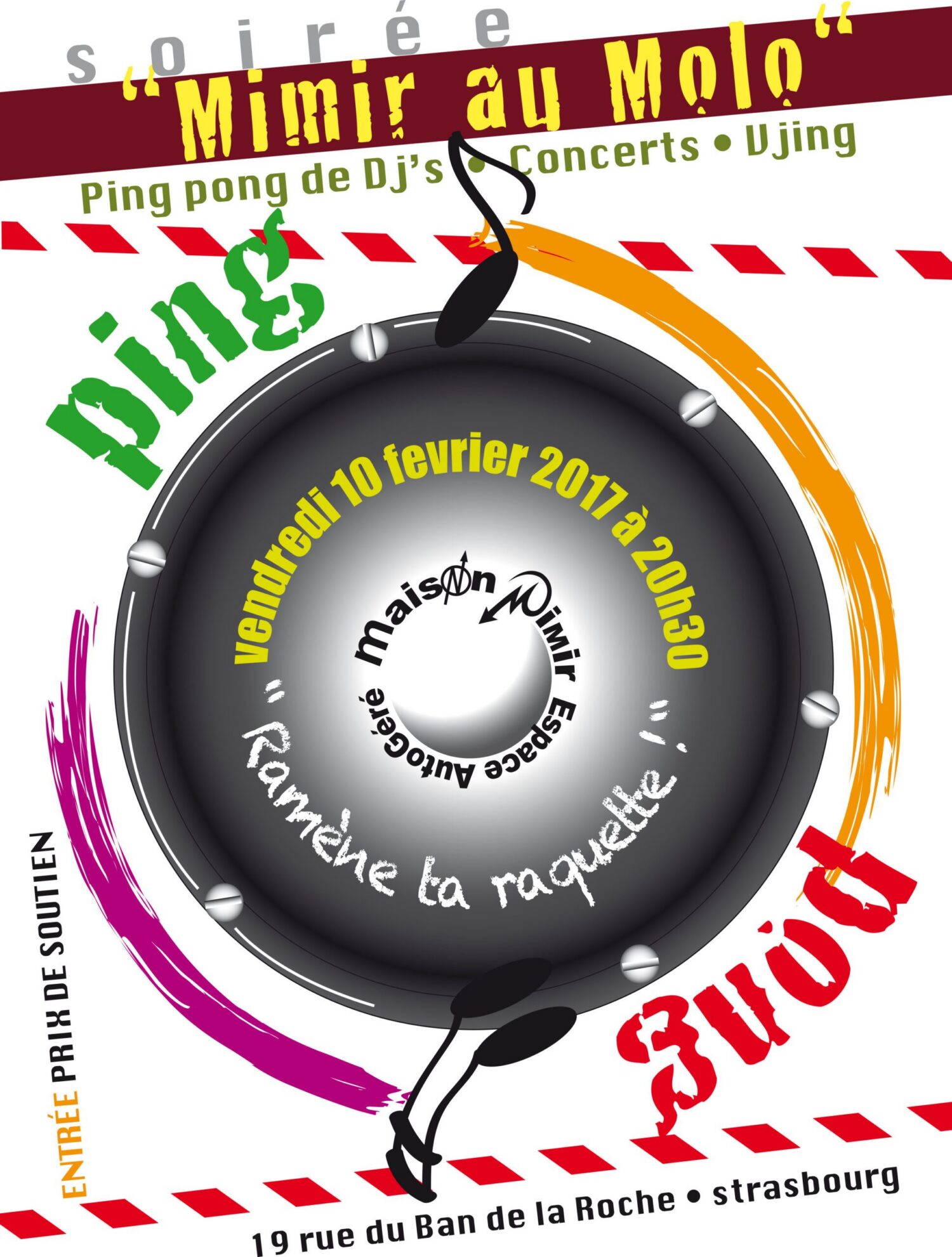 Mimir au Molo ! Soirée de soutien le 10 Février 2017 : Image à la une