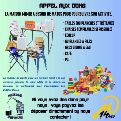 MIMIR A BESOIN DE VOUS : APPEL A DONS : image à la une