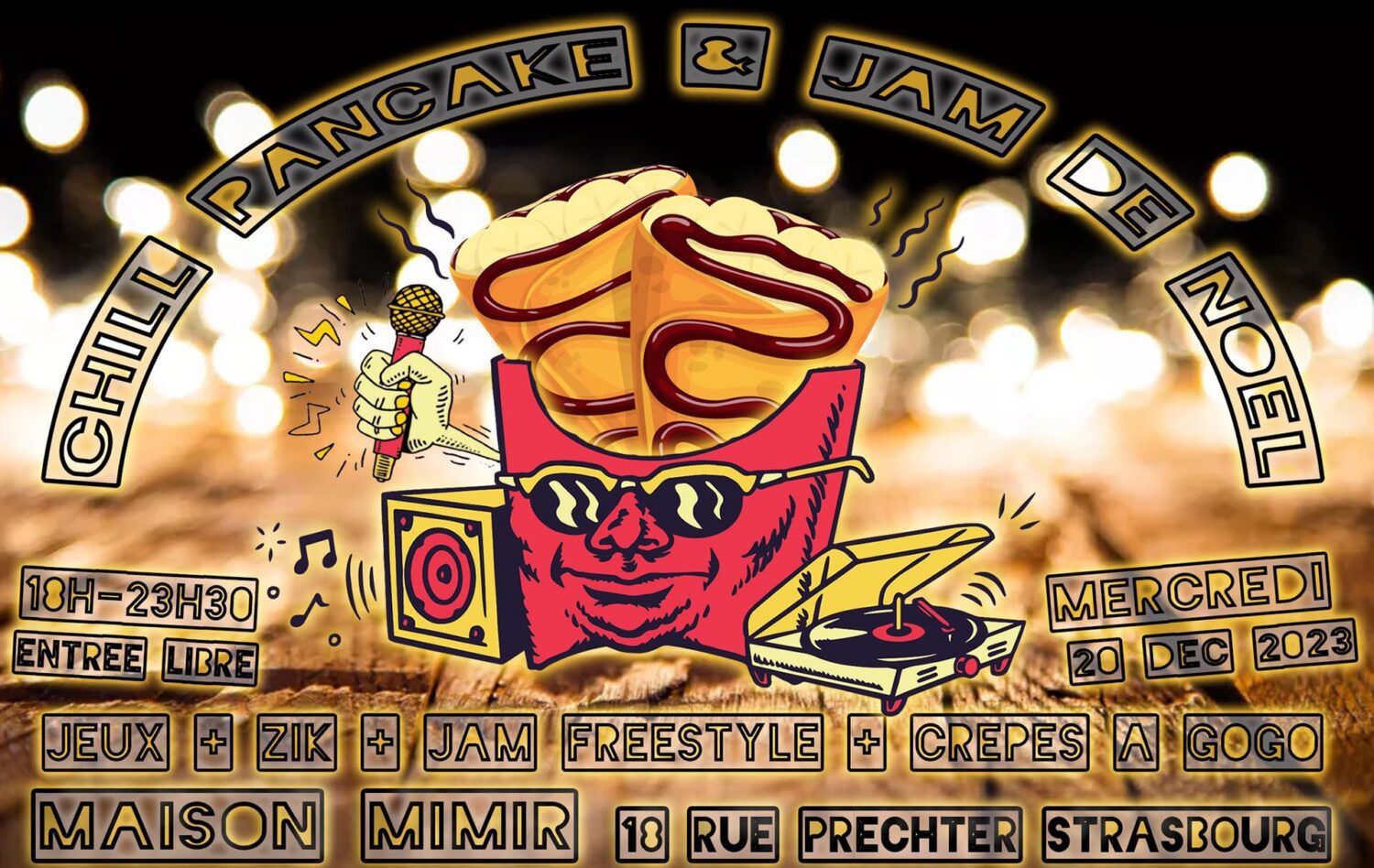 Chill Pancake + Jam de Noel : Image à la une