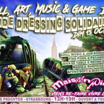 Chill, Art, Music & Game « Day  » : vide dressing solidaire + Jeux, Jam, Mix, Ping Pong, Pétanque. : image à la une