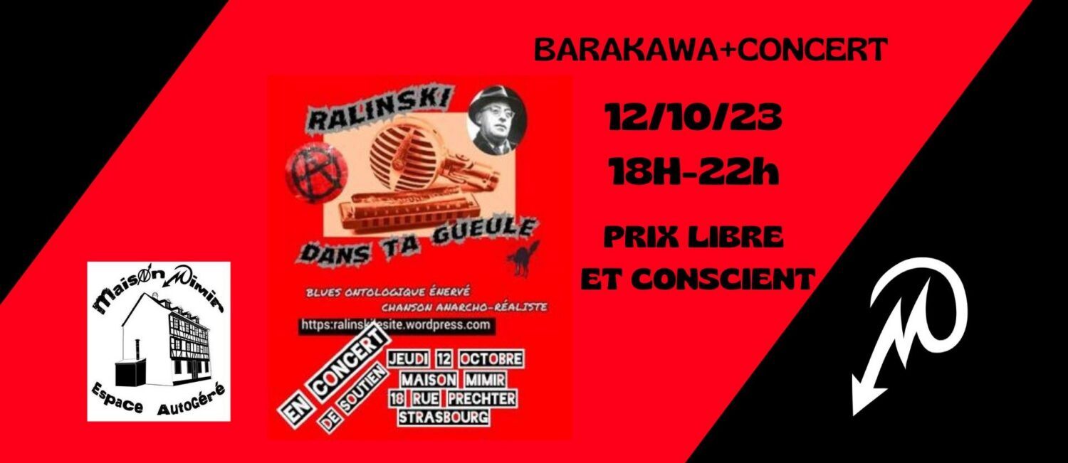 Barakawa + petit concert acoustique de Ralinski dans ta gueule : Image à la une