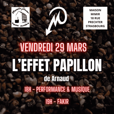 L&rsquo;effet papillon > Perfodanse textiel, un spectacle d&rsquo;art comptant pour rien + Fakirisme : image à la une