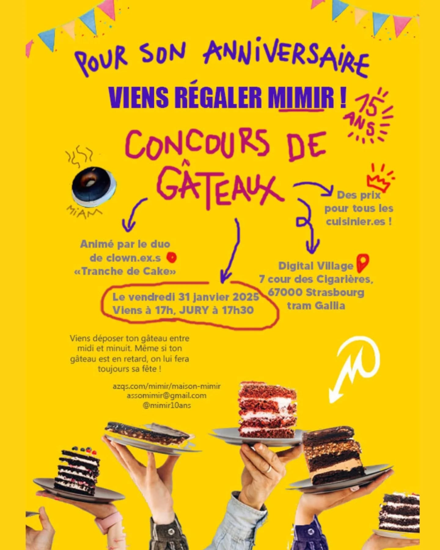 CONCOURS DE GÂTEAUX pour l&rsquo;anniversaire de MIMIR : Image à la une