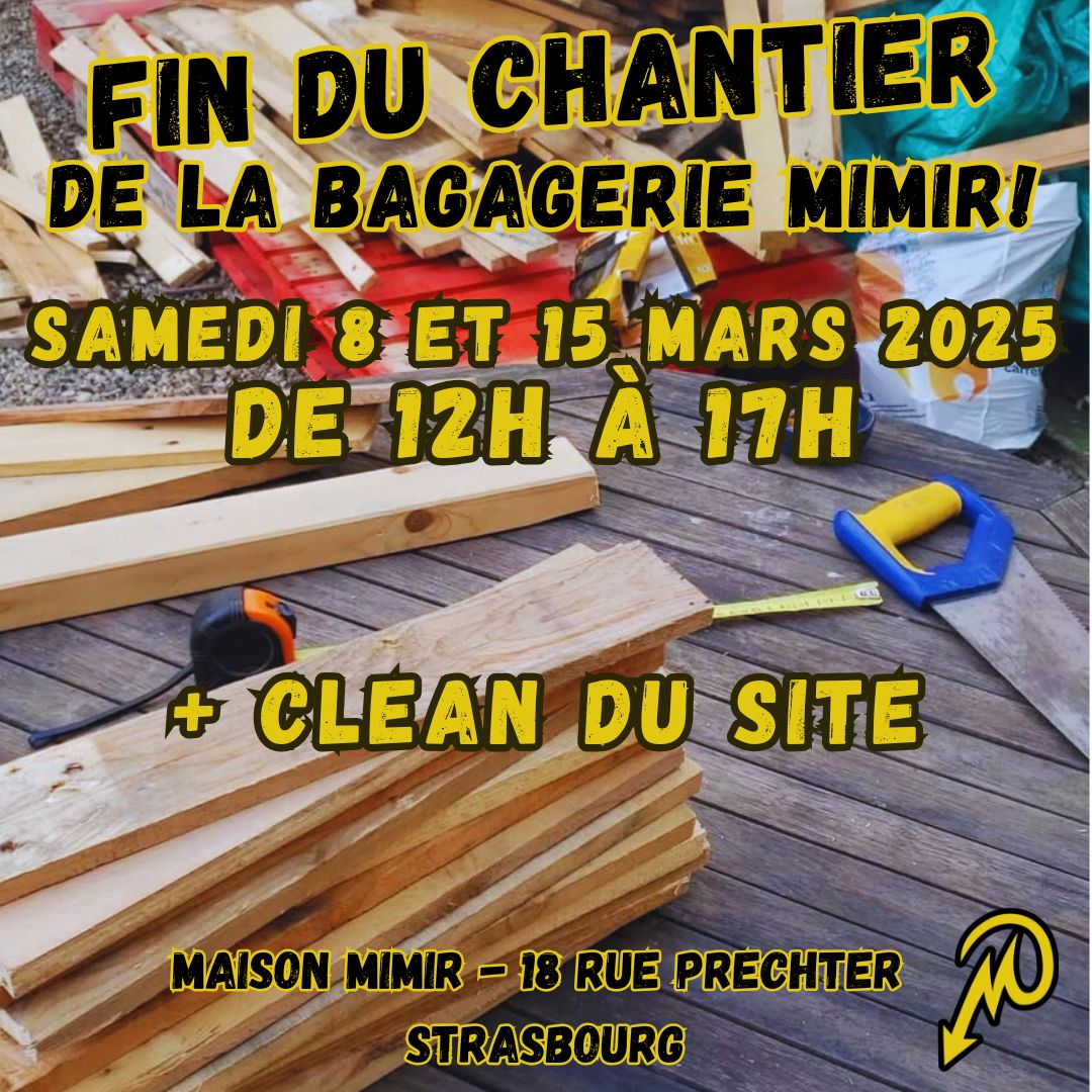 SAMEDI 8 & 15 mars 2025 : FIN DU CHANTIER BAGAGERIE ???!!! : Image à la une