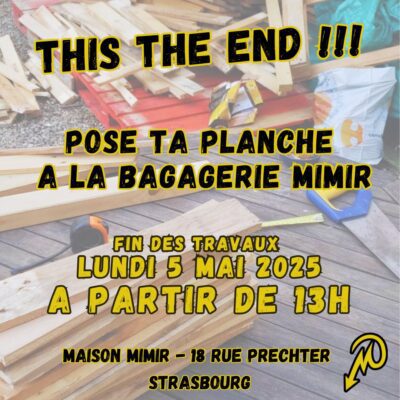 Lundi    28/04/25 & 05/05/2025    THIS IS THE END : Viens poser ta planche à Mimir… : image à la une