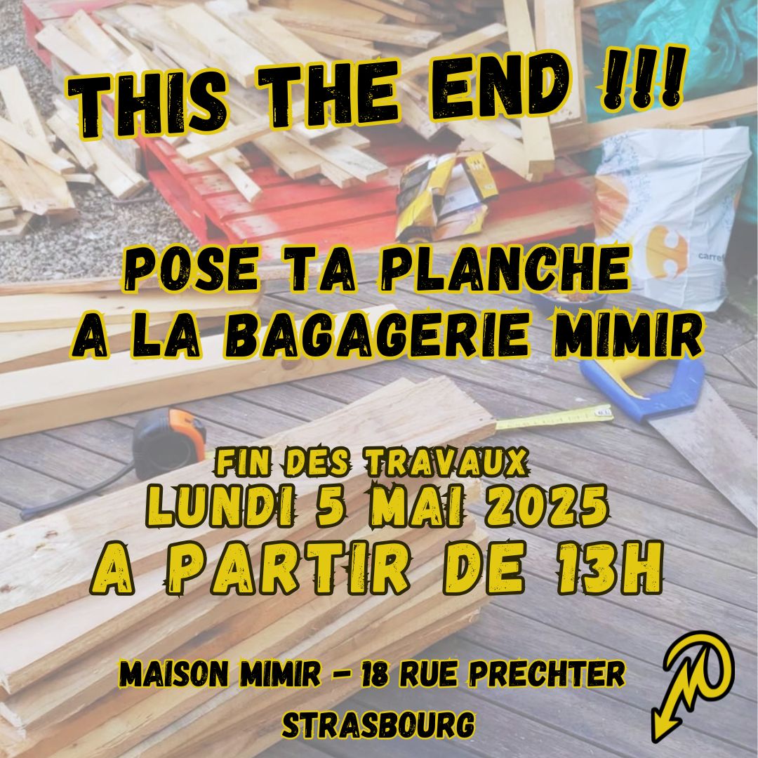 Lundi    28/04/25 & 05/05/2025    THIS IS THE END : Viens poser ta planche à Mimir… : Image à la une