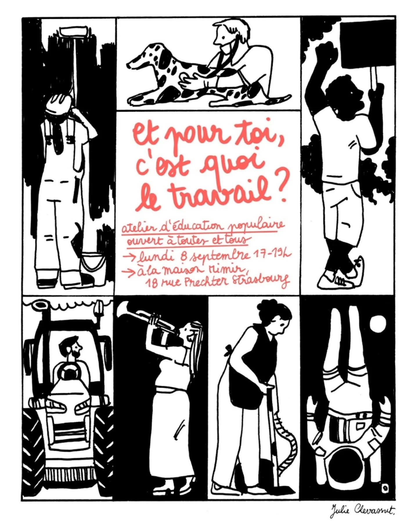 « Et toi, pour toi, c&rsquo;est quoi le travail » Atelier d&rsquo;éducation populaire : Image à la une