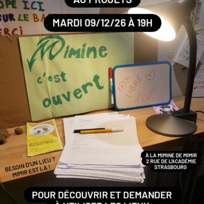 AG Projets de la Maison Mimir, à la « MINE », nouveau lieu pour accueillir vos idées ! : image à la une