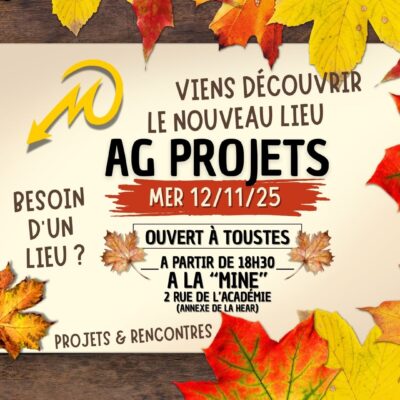 AG Projets de la Maison Mimir, à la « MIMINE », nouveau lieu pour accueillir vos idées ! : image à la une