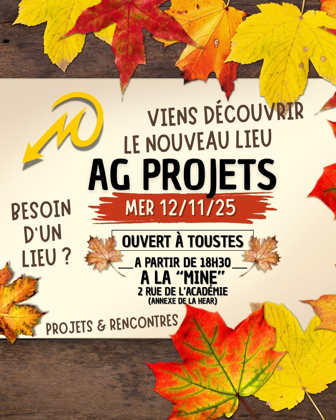 AG Projets la Mine novembre 2025