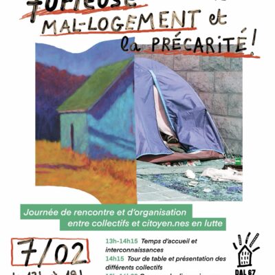 Strasbourg furieuse contre le mal logement et la précarité : image à la une