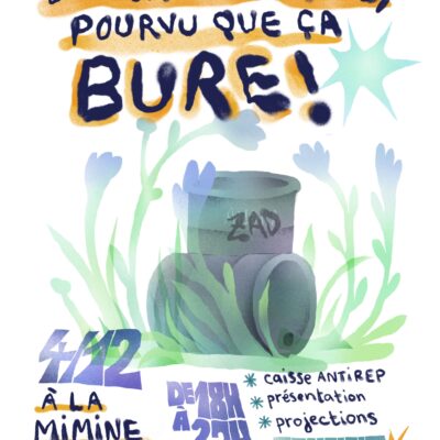 De la Gare à la Mine, pourvu que çà Bure ! (soirée de soutien) : image à la une